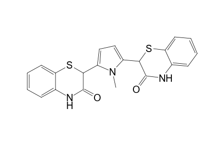 2-[1-methyl-5-(3-oxidanylidene-4H-1,4-benzothiazin-2-yl)pyrrol-2-yl]-4H-1,4-benzothiazin-3-one