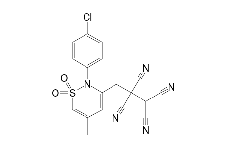 N-PARA-CHLORPHENYL-2-METHYL-4-(3,3,2,2-TETRACYANOPROP-1-YL)-BUTA-1,3-DIEN-1,4-SULTAMEN