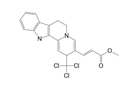 (E)-3-[2-(trichloromethyl)-2,6,7,12-tetrahydropyrido[6,1-a]$b-carbolin-3-yl]acrylic acid methyl ester