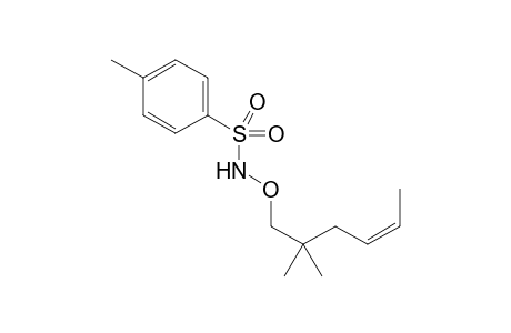 (Z)-N-[(2,2-Dimethylhex-4-en-1-yl)oxy]-4-methylbenzenesulfonamide