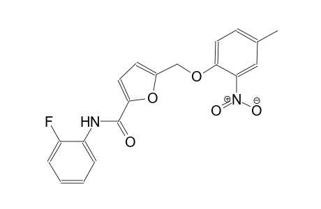 N-(2-fluorophenyl)-5-[(4-methyl-2-nitrophenoxy)methyl]-2-furamide