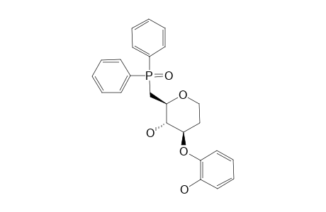 (2S,3S,4R)-2-[di(phenyl)phosphorylmethyl]-4-(2-hydroxyphenoxy)oxan-3-ol