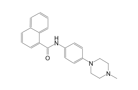 N-[4-(4-methyl-1-piperazinyl)phenyl]-1-naphthamide