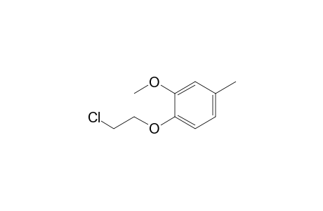 1-(2-Chloroethoxy)-2-methoxy-4-methylbenzene