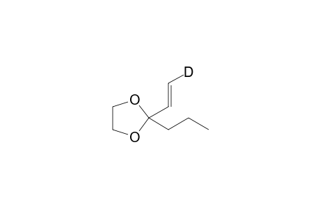 (E)-2-(2-Deuteriovinyl)-2-propyl-1,3-dioxolane