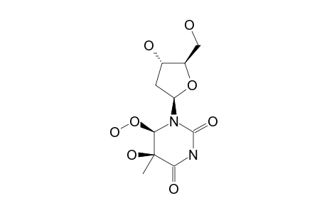CIS-(5S,6R)-5-HYDROXY-6-HYDROPEROXY-5,6-DIHYDROTHYMIDINE