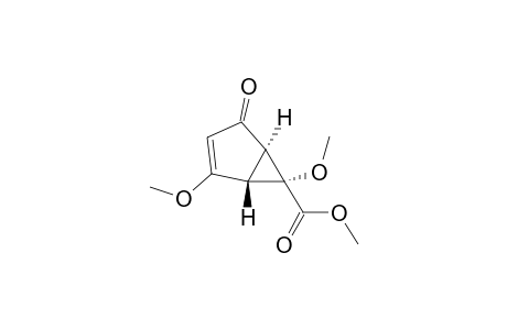 (1R*,5R*,6R*)-6-Carbomethoxy4,6-dimethoxybicyclo[3.1.0(1,5)]hex-3-en-2-one