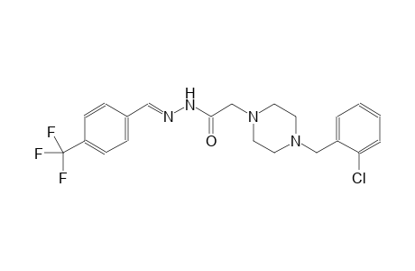 1-piperazineacetic acid, 4-[(2-chlorophenyl)methyl]-, 2-[(E)-[4-(trifluoromethyl)phenyl]methylidene]hydrazide
