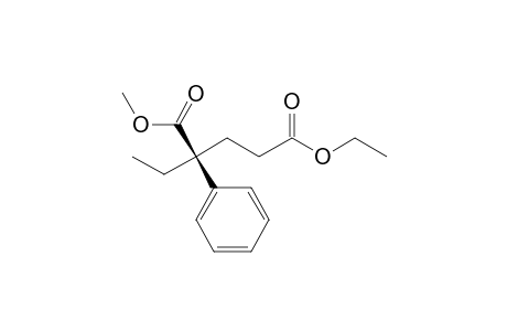 (2S)-2-ethyl-2-phenyl-glutaric acid O5-ethyl ester O1-methyl ester