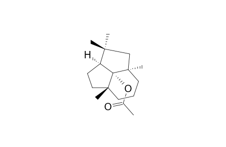 4-BETA,8-ALPHA,10,10-TETRAMETHYL-11-ACETYLOXY-TRICYCLO-[6.2.1.0(4,11)]-DECANE