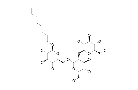 OCTYL_BETA-D-GLUCOPYRANOSYL-(1->2)-2-DEOXY-2-THIO-ALPHA-D-MANNOPYRANOSYL-(1->6)-BETA-D-GLUCOPYRANOSIDE