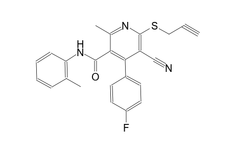 3-pyridinecarboxamide, 5-cyano-4-(4-fluorophenyl)-2-methyl-N-(2-methylphenyl)-6-(2-propynylthio)-