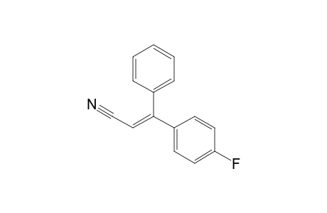 (E)-3-(4-fluorophenyl)-3-phenyl-2-propenenitrile