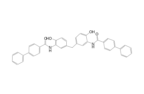 N-(5-{3-[([1,1'-biphenyl]-4-ylcarbonyl)amino]-4-hydroxybenzyl}-2-hydroxyphenyl)[1,1'-biphenyl]-4-carboxamide