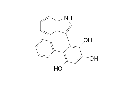6-(2-methyl-1H-indol-3-yl)-5-phenyl-benzene-1,2,4-triol