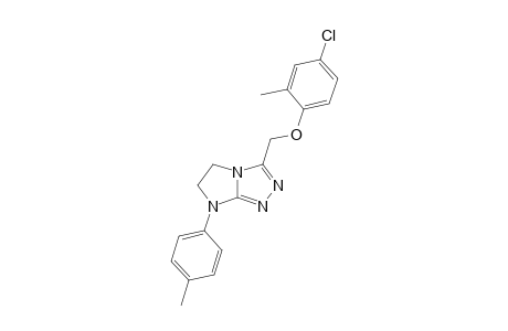 3-[(2-Methyl-4-chloro)phenoxymethyl]-7-(4-methylphenyl)-5H-6,7-dihydroimidazo[2,1-c][1,2,4]triazole