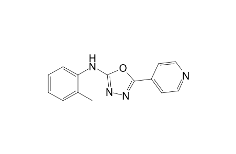 N-(2-Methylphenyl)-5-(pyridin-4-yl)-1,3,4-oxadiazol-2-amine