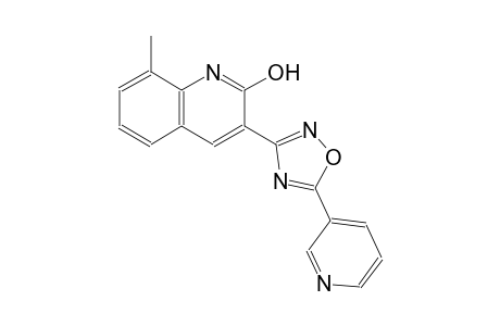 2-Quinolinol, 8-methyl-3-[5-(3-pyridinyl)-1,2,4-oxadiazol-3-yl]-