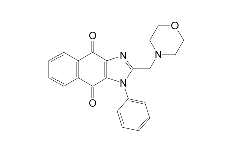 4,9-Dihydro-2-(4-morpholinomethyl)-1-phenyl-1H-naphtho[2,3-d]imidazol-4,9-dione