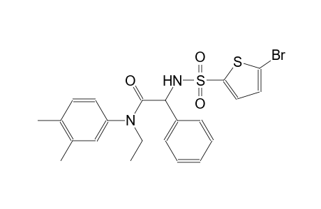 2-{[(5-bromo-2-thienyl)sulfonyl]amino}-N-(3,4-dimethylphenyl)-N-ethyl-2-phenylacetamide