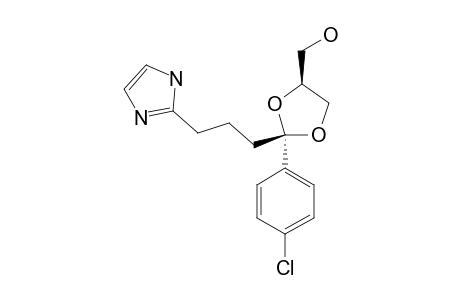 CIS-2-(4-CHLOROPHENYL)-2-[3-(2-IMIDAZOLYL)-PROPYL]-4-(HYDROXYMETHYL)-1,3-DIOXOLANE