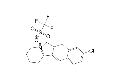 9-CHLORO-1,2,3,4,6,6A-HEXAHYDRO-7H-BENZO-[F]-PYRIDO-[2,1-A]-ISOINDOLIUM-TRIFLUOROMETHANESULFONATE