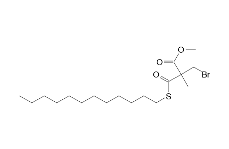 Methyl 2-methyl-2-bromomethyl-3-(dodecylthio)-3-oxopropanoate
