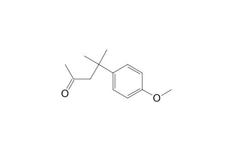 2-Methyl-2-(4'-methoxyphenyl)pentanone-4