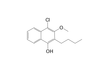 3-(1-Butyl)-1-chloro-4-hydroxy-2-methoxynaphthalene