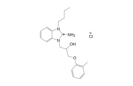 1-butyl-3-(2-hydroxy-3-(o-tolyloxy)propyl)-1H-benzo[d]imidazol-2(3H)-iminium chloride