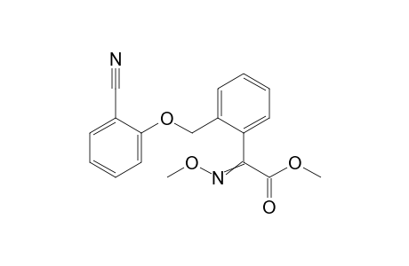 Benzeneacetic acid, 2-[(2-cyanophenoxy)methyl]-alpha-(methoxyimino)-, methyl ester