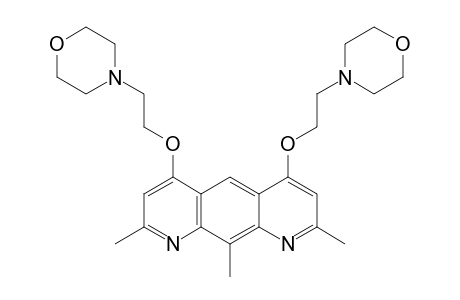 4,6-BIS-(MORPHOLINOETHOXY)-2,8,10-TRIMETHYLPYRIDO-[3,2-G]-QUINOLINE