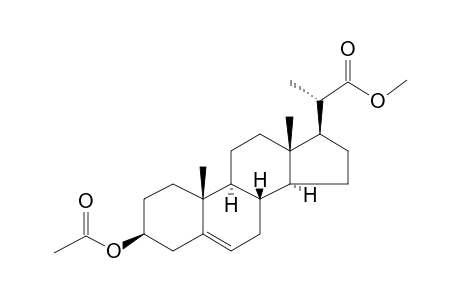 Methyl 3.beta.-acetoxy-24,23-dinor-5.beta.-chol-5-enoate