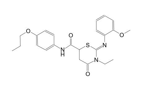 2H-1,3-thiazine-6-carboxamide, 3-ethyltetrahydro-2-[(2-methoxyphenyl)imino]-4-oxo-N-(4-propoxyphenyl)-, (2Z)-