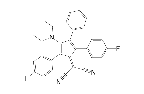 Propanedinitrile, [3-(diethylamino)-2,5-bis(4-fluorophenyl)-4-phenyl-2,4-cyclopentadien-1-ylidene]-