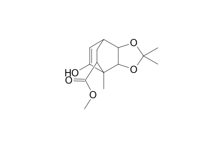 Methyl 1-Methyl-2-hydroxy-5,6-(isopropylidenedioxy)bicyclo[2.2.2]oct-2-en-7-carboxylate