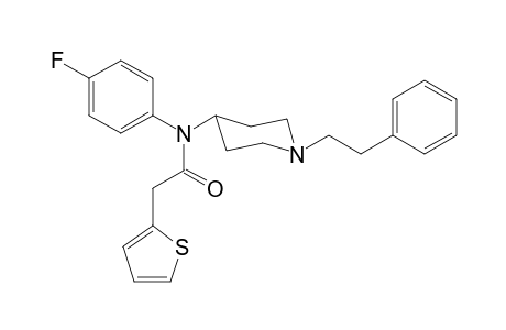 N-4-Fluorophenyl-N-[1-(2-phenylethyl)piperidin-4-yl]-2-(thiophen-2-yl)acetamide
