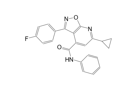isoxazolo[5,4-b]pyridine-4-carboxamide, 6-cyclopropyl-3-(4-fluorophenyl)-N-phenyl-
