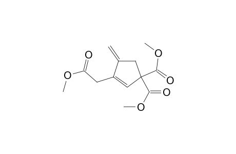 2-Cyclopentene-1,1-dicarboxylic acid, 3-(2-methoxy-2-oxoethyl)-4-methylene-, dimethyl ester