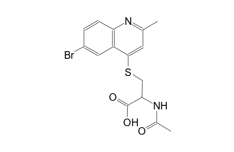N-acetyl(6-bromo-2-methyl-4-quinolinyl)cysteine