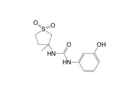 N-(3-hydroxyphenyl)-N'-(3-methyl-1,1-dioxidotetrahydro-3-thienyl)urea