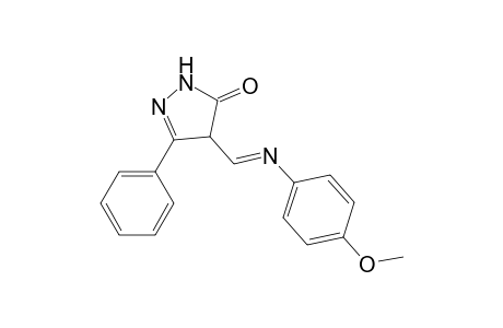 4-{[(4-Methoxyphenyl)imino]methyl}-5-phenyl-2,4-dihydro-3H-pyrazol-3-one