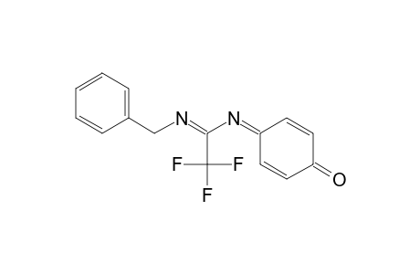 N(1)-(4-Oxo-2,5-cyclohexadien-1-ylidenel)-N(2)-benzyl-2,2,2-trifluoroethanimidamide