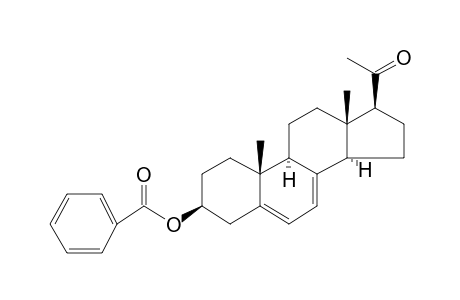 Pregna-5,7-diene-3.beta.-ol-20-one benzoate