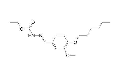 benzene, 4-[(E)-[(ethoxycarbonyl)hydrazono]methyl]-1-(hexyloxy)-2-methoxy-