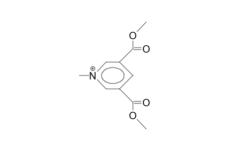 3,5-Bis(methoxycarbonyl)-1-methyl-pyridinium cation
