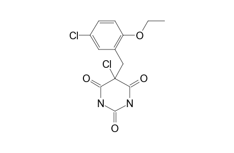 5-CHLORO-5-(5-CHLORO-2-ETHOXYBENZYL)-BARBITURIC-ACID