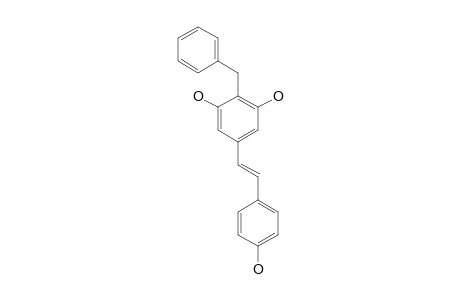 2-BENZYL-5-[(E)-2-(4-HYDROXYPHENYL)-ETHENYL]-BENZENE-1,3-DIOL;IMPURITY-B