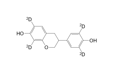2H-1-Benzopyran-6,8-D2-7-ol, 3,4-dihydro-3-(4-hydroxyphenyl-3,5-D2)-