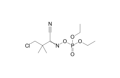 3,5-Dioxa-6-aza-4-phosphaoct-6-ene-8-nitrile, 7-(2-chloro-1,1-dimethylethyl)-4-ethoxy-, 4-oxide